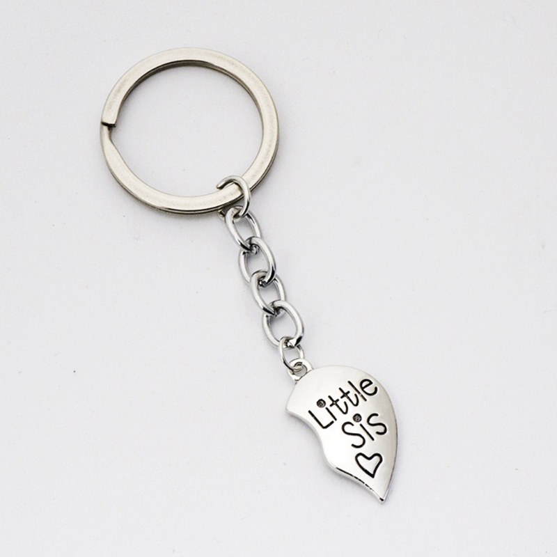 Móc Khóa Hình Trái Tim Vỡ Cho Chị Em Gái