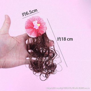 Kẹp tóc giả xoăn cho bé