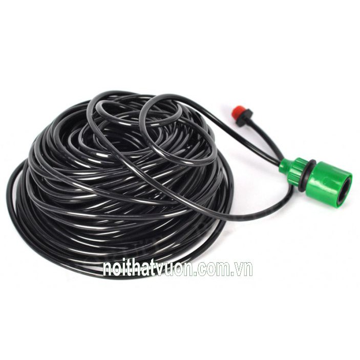 Tưới nhỏ giọt - Bộ kít tưới nhỏ giọt tự động, vòi 8 tia, ống nhỏ giọt 4/6mm