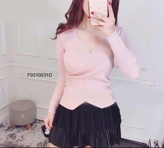 ÁO LEN NHŨ BẮT CHÉO TAY DÀI MS13029