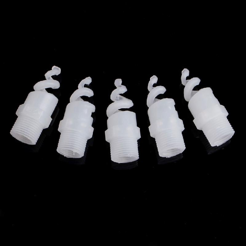 ✿ Bộ 5 Đầu Phun Nước Nhựa PP 1 / 4 &quot;3 / 8&quot; 1 / 2 &quot;3 / 4&quot;