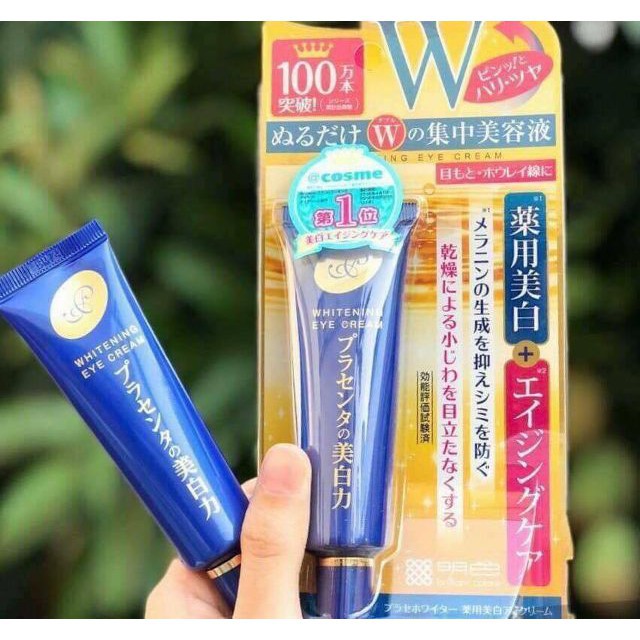 Kem Dưỡng Mắt ngừa Thâm Meishoku Whitening Eye Cream 30ml - Nhật Bản Chính Hãng