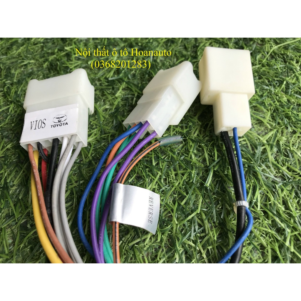 Dây Rắc Nguồn, Âm thanh, Cho DVD ô tô - 20 pin có rắc chuyển đổi anten và rắc cái Toyota