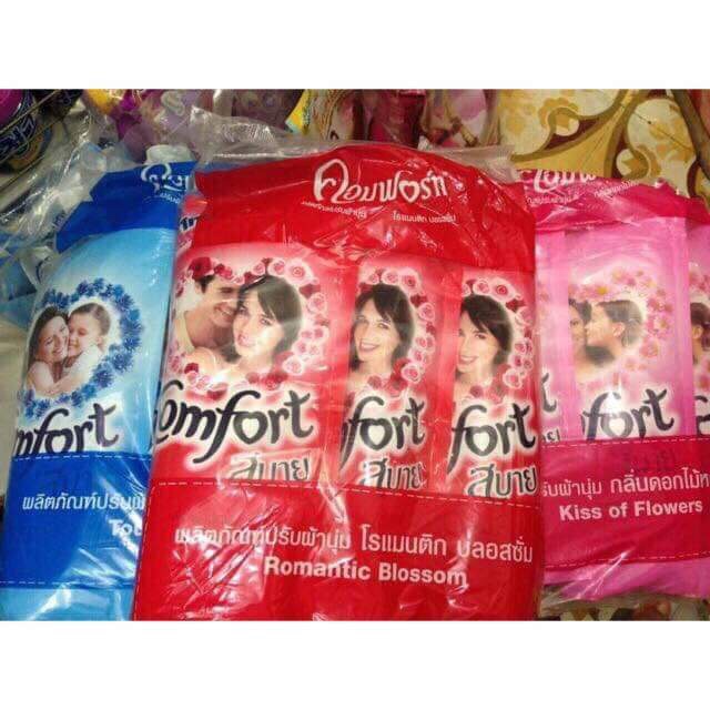 TÚI NƯỚC XẢ VẢI COMFOR THÁI LAN 580ML ( mầu xanh)