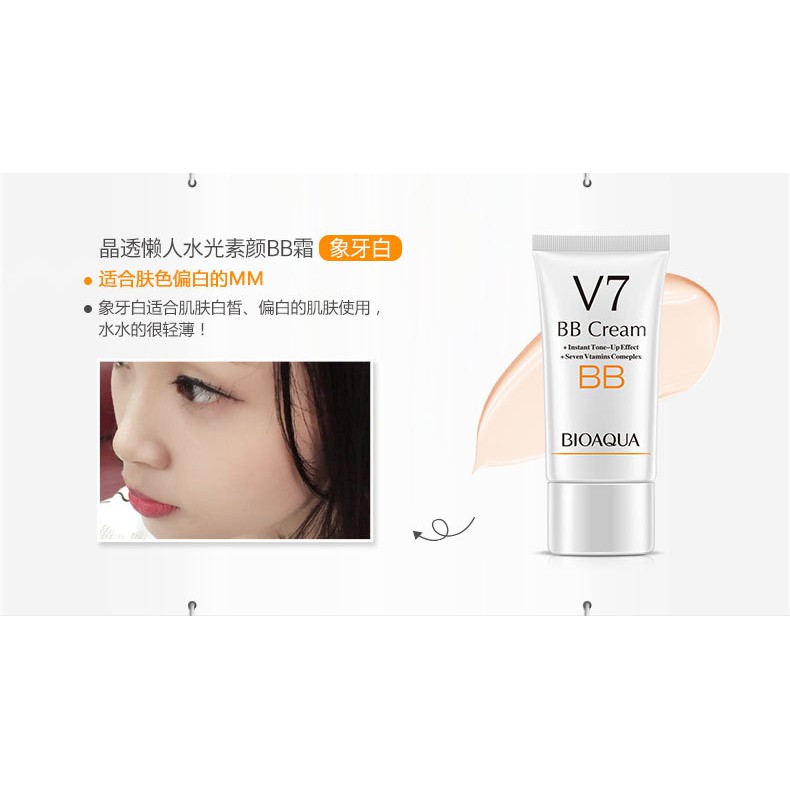 Kem nền BB Cream V7 Bioaqua