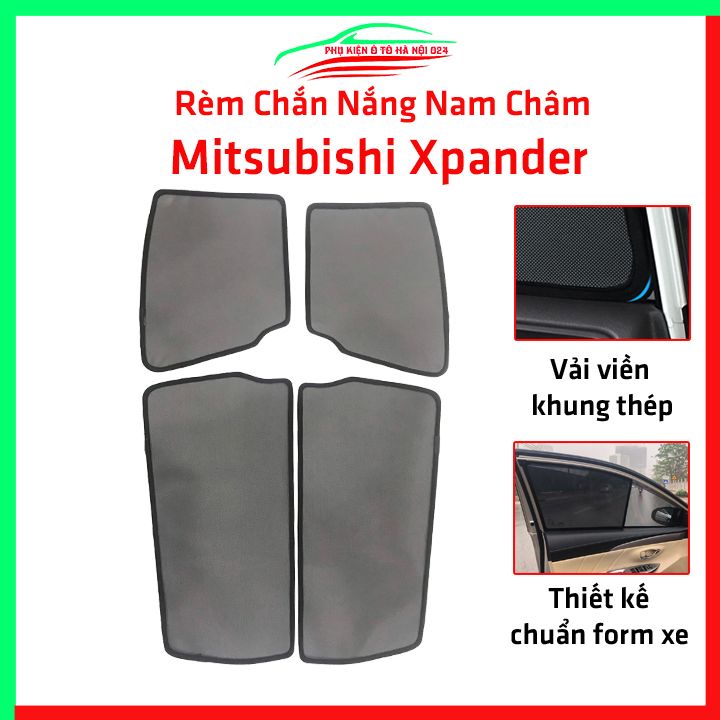 Bộ rèm chắn nắng Mitsubishi Xpander cố định nam châm thuận tiện