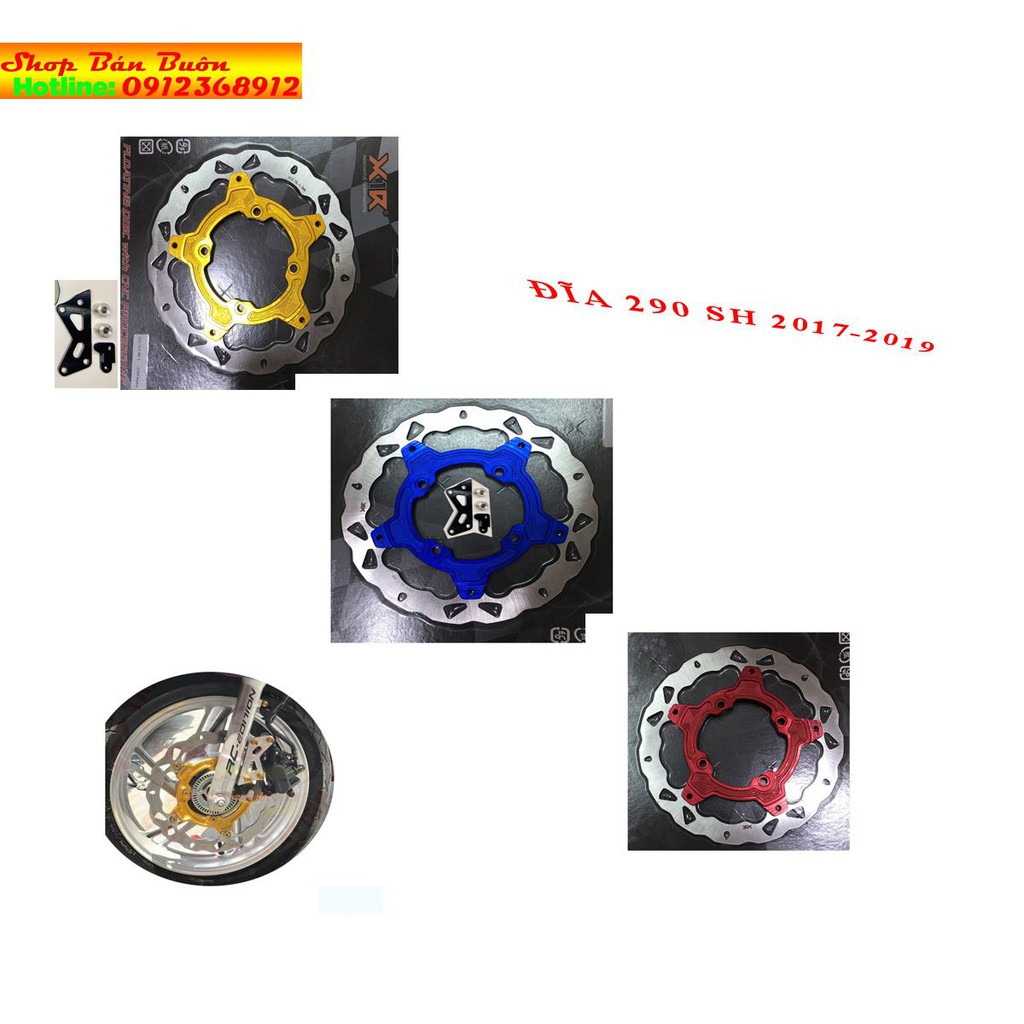 Đĩa SH việt nam 2017-2019 có lồng cnc cao cấp ( đĩa to )