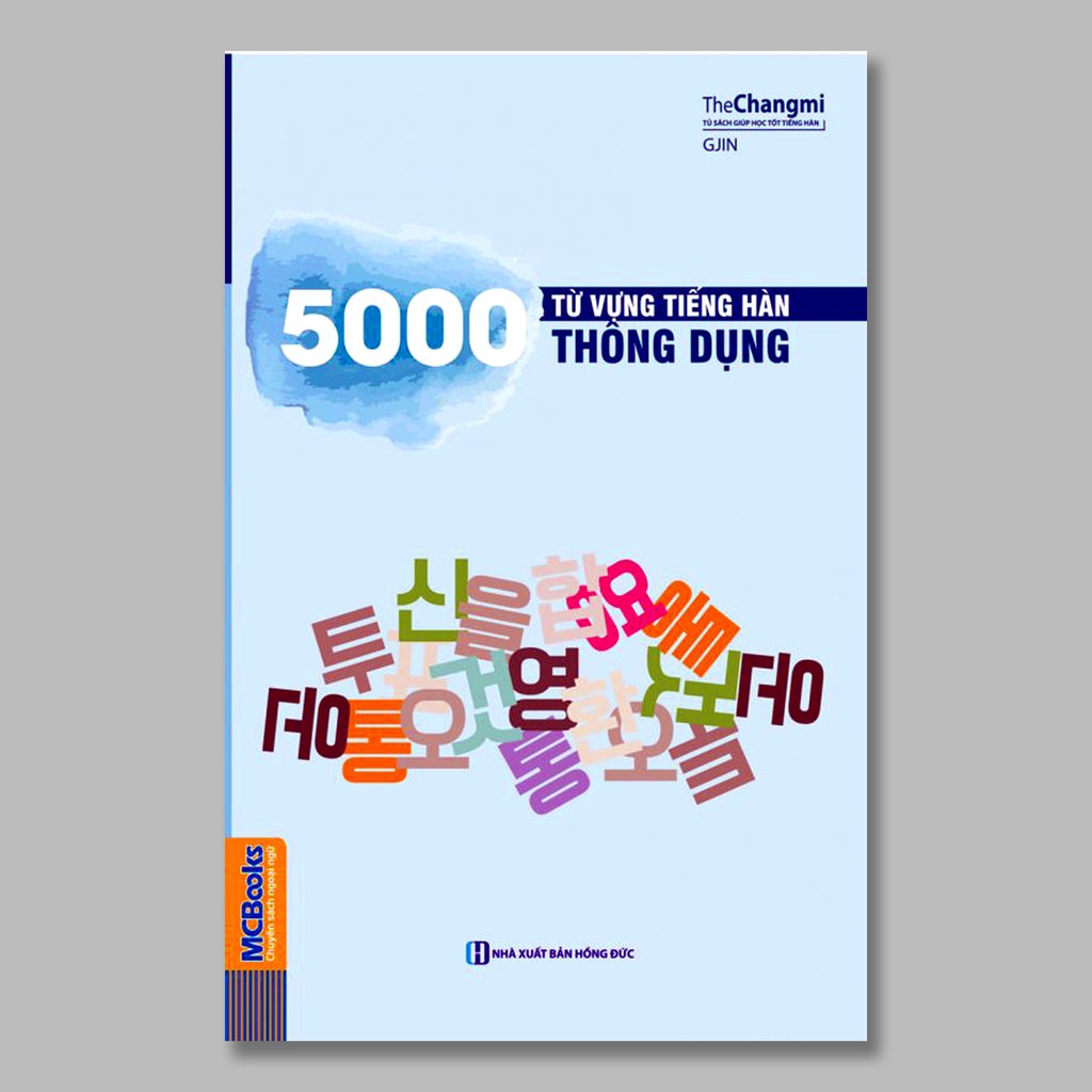 Sách 5000 từ vựng tiếng Hàn thông dụng Tặng Kèm Bookmark