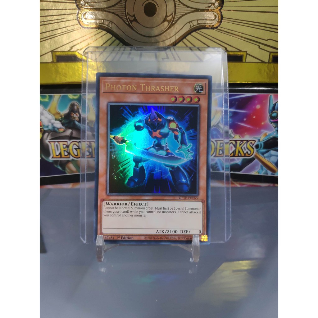 [ Dưa Hấu Yugioh ] Lá bài thẻ bài Photon Thrasher - Ultra Rare - Tặng bọc bài nhựa bảo quản