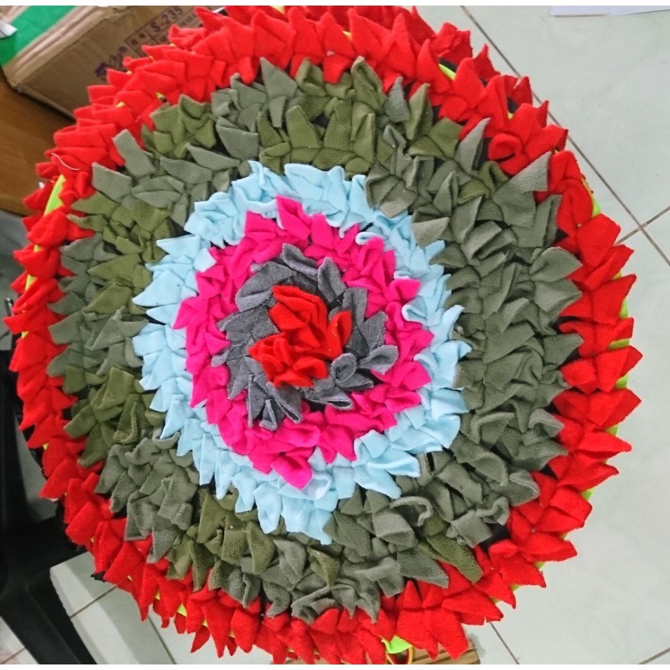 Thảm dậm lau chân vải nỉ hình bông nhiều lớp