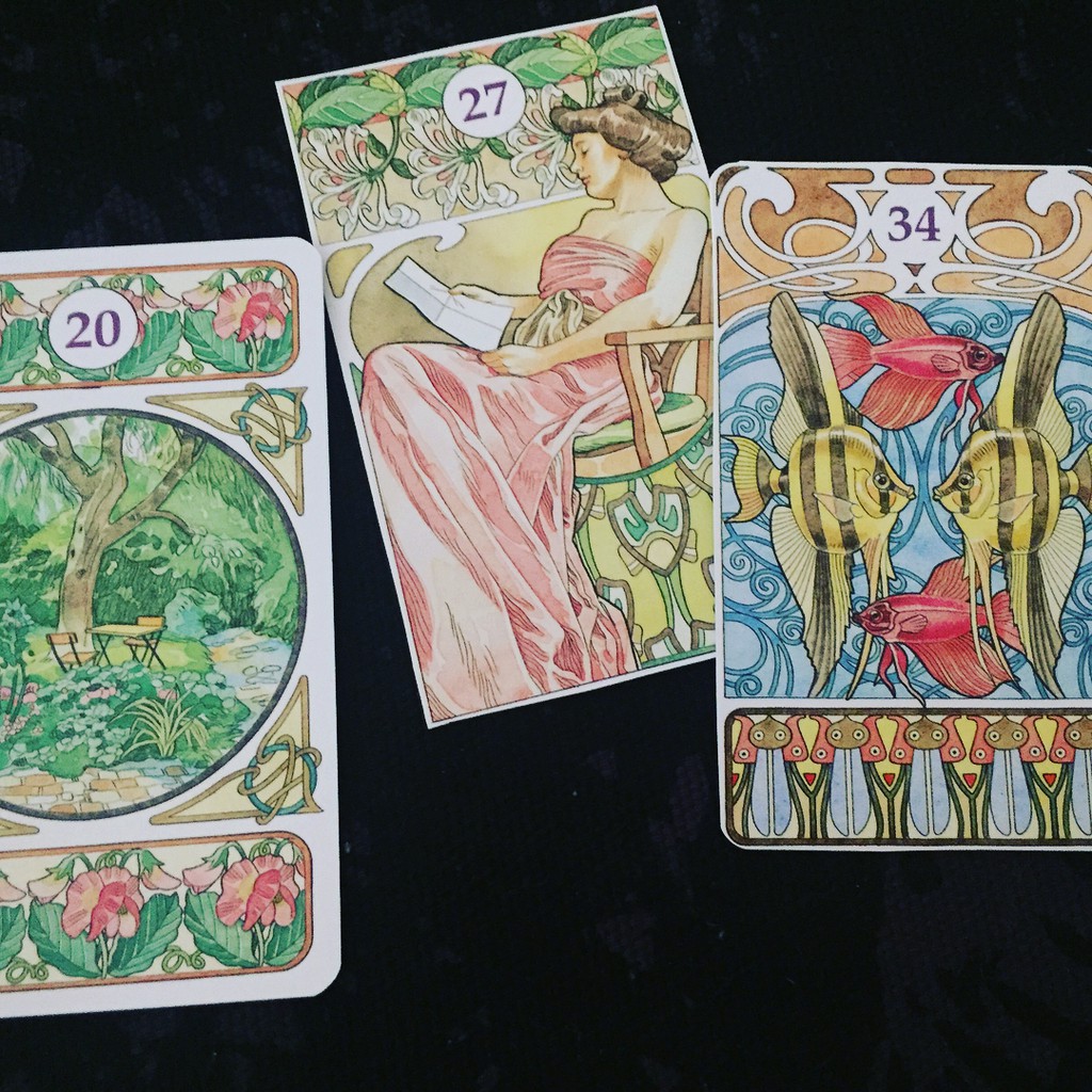 Bộ Bài Art Nouveau Lenormand  - Bài Gốc Authentic Chính Hãng 100%