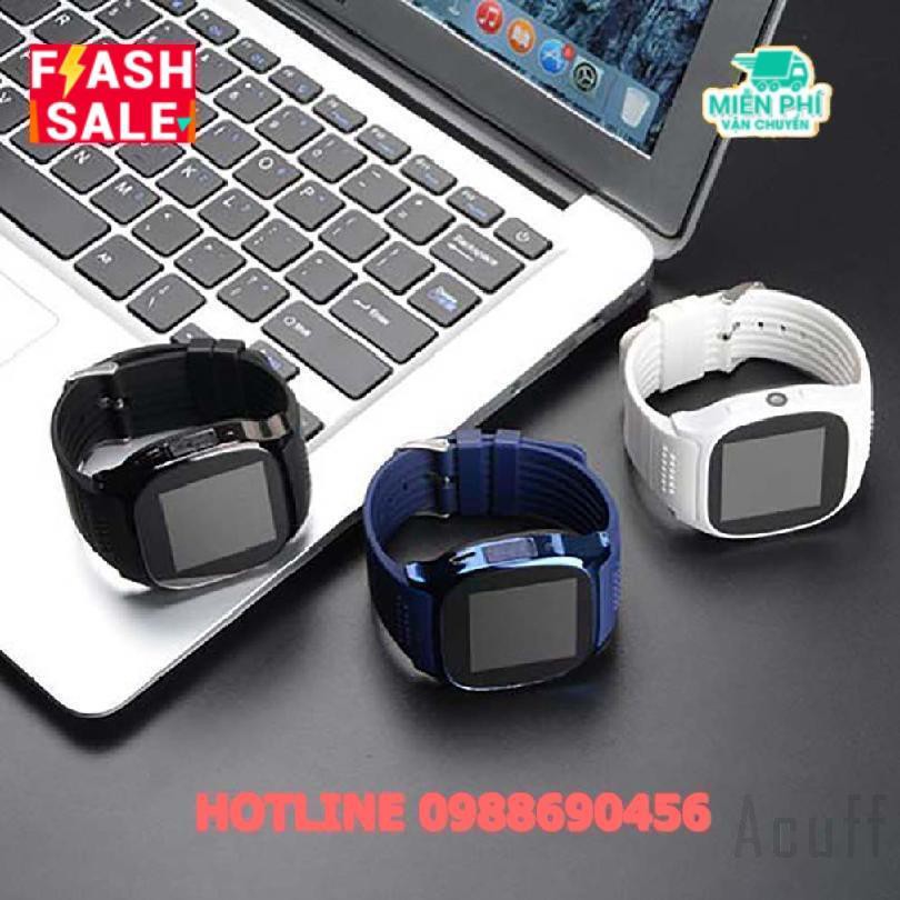 Đồng hồ thông minh acuff T8 kết nối Bluetooth đếm bước chân