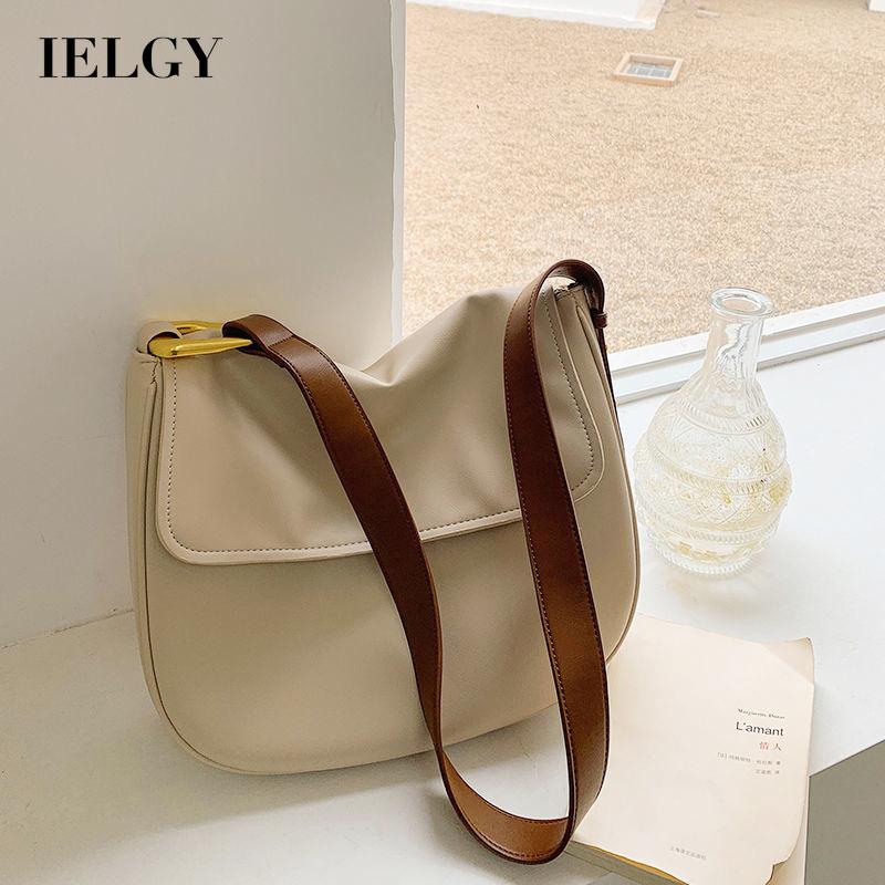 Túi Đeo Vai IELGY Chất Liệu Da Mềm Cỡ Lớn Thời Trang Cho Nữ