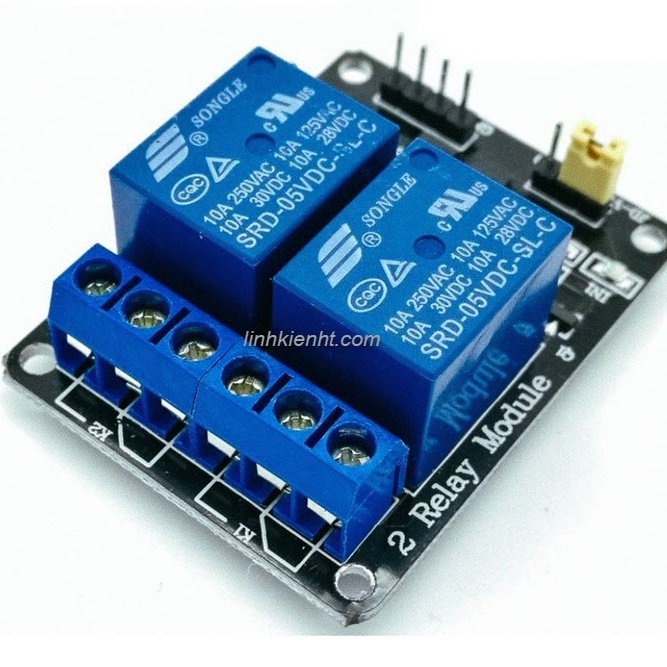 MẠCH RELAY 2 KÊNH 5V