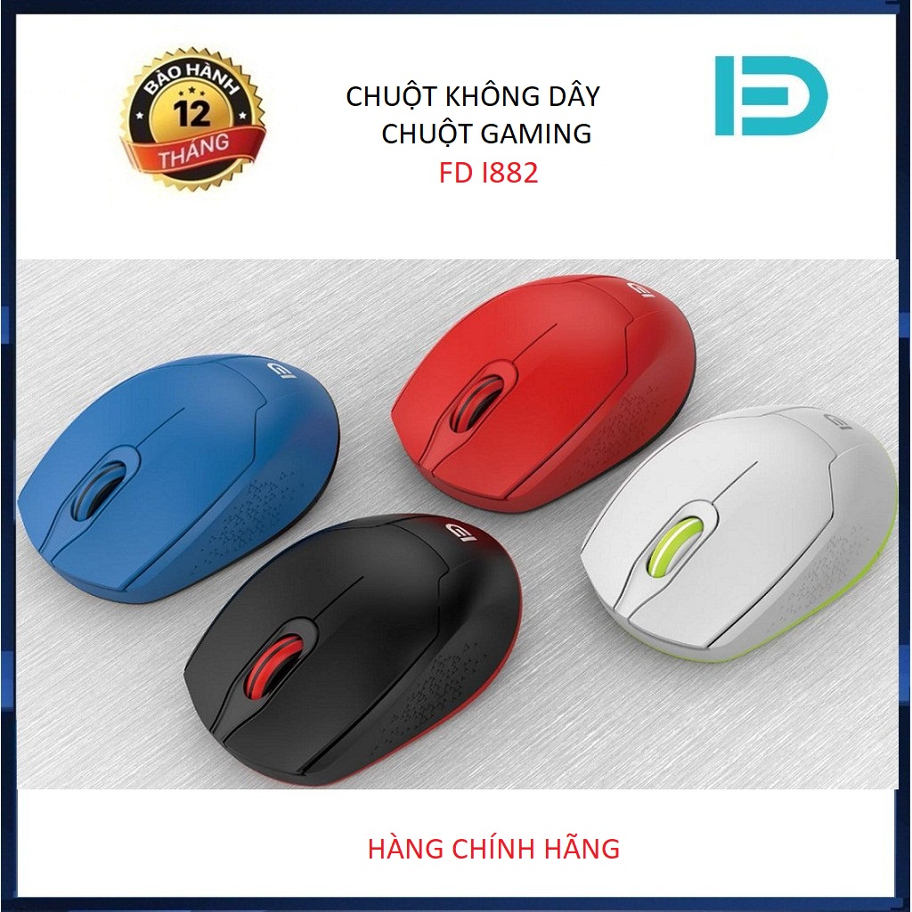 [ Chính hãng ] Chuột không dây Forder FD i882 - không gây tiếng ồn - 1600 DPI - Mouse Wireless FD i882