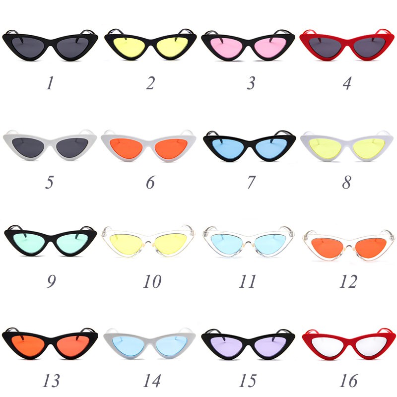 Kính mát kiểu dáng mắt mèo phong cách thời trang hip hop