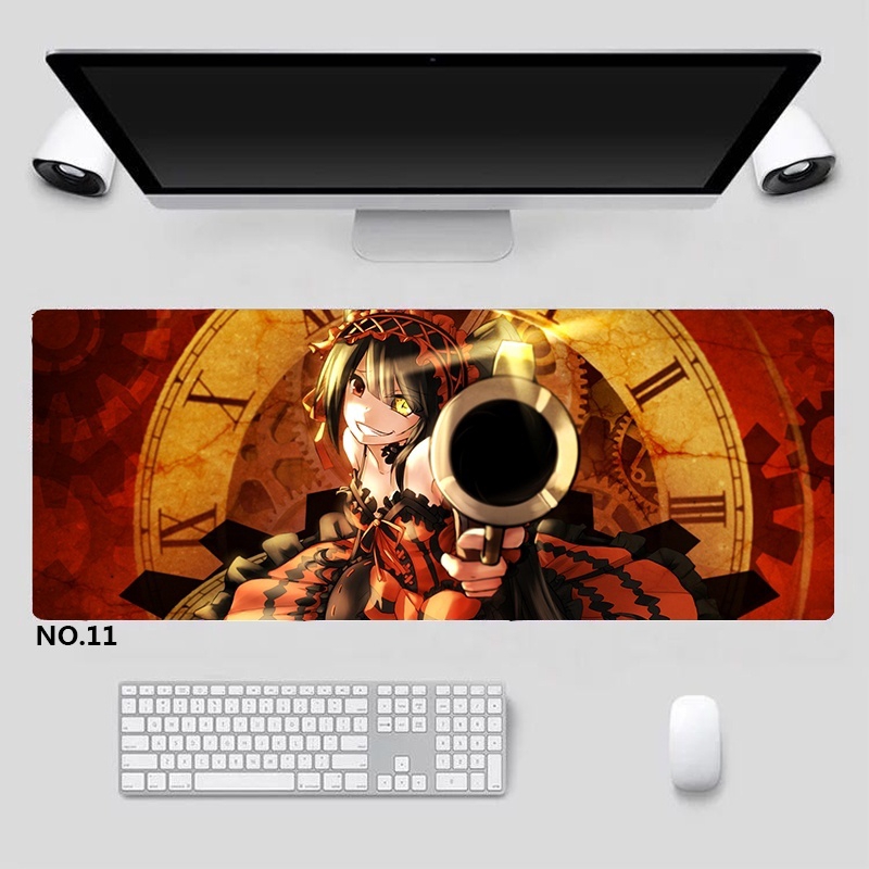Tấm Lót Chuột Cỡ Lớn In Hình Nhân Vật Tokisaki Kurumi Trong Date A Live