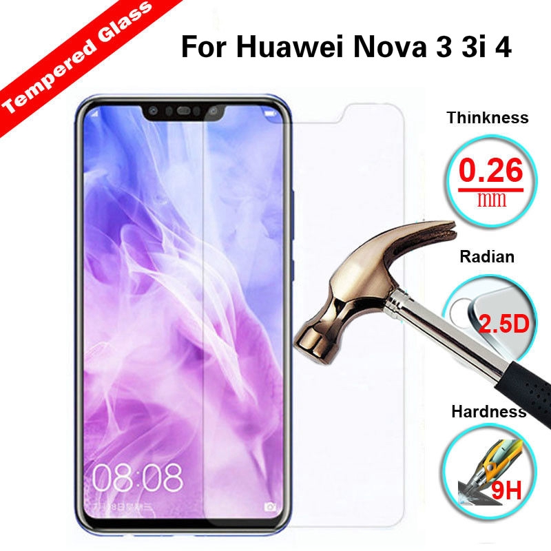 Miếng dán kính cường lực bảo vệ màn hình điện thoại Huawei Nova 3 Nova 3i Nova 4