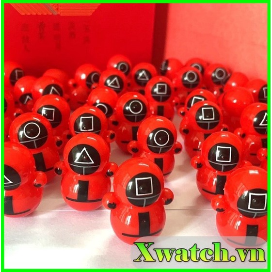 Combo 5 Đồ chơi lật đật mini cho bé siêu dễ thương đáng yêu Squid Game- phi hành gia - pokemon ....