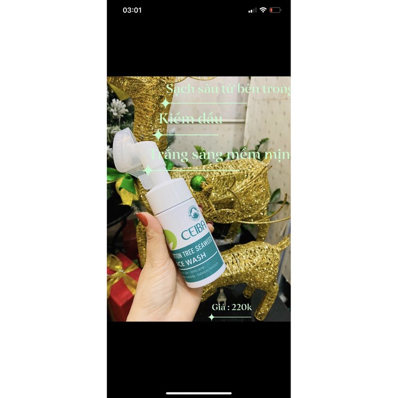 [hàng chuẩn] sữa rửa mặt tảo biển