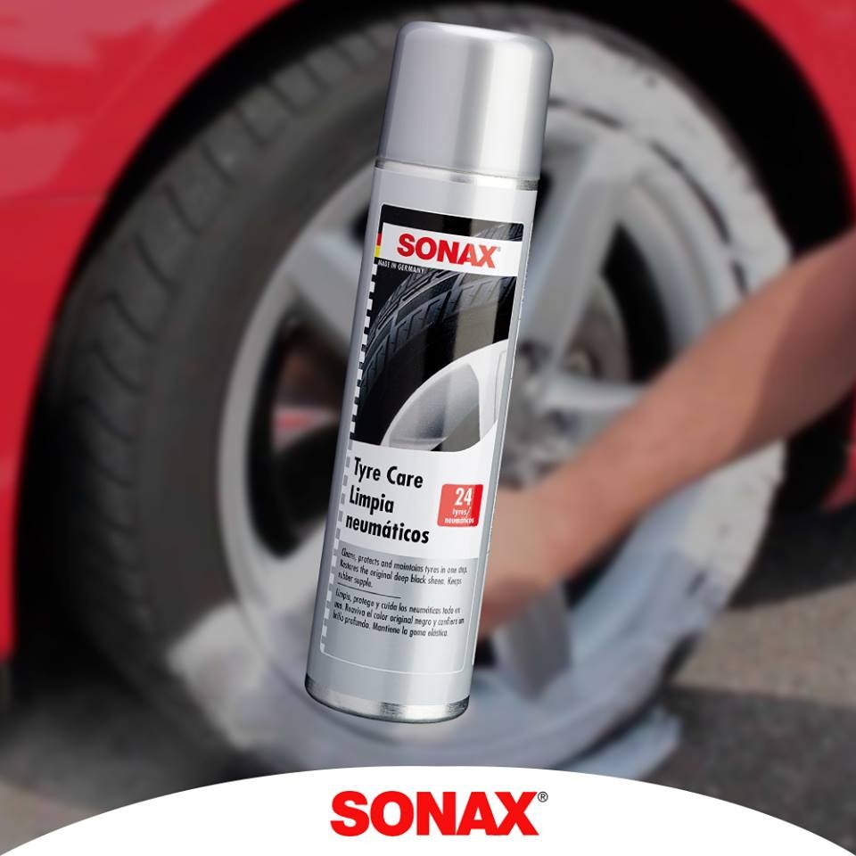 SONAX - Bọt Làm Bóng Và Bảo Vệ Vỏ (Lốp) Xe (Sonax Tyre Care 400ml) [Hàng Đức Chính Hãng]