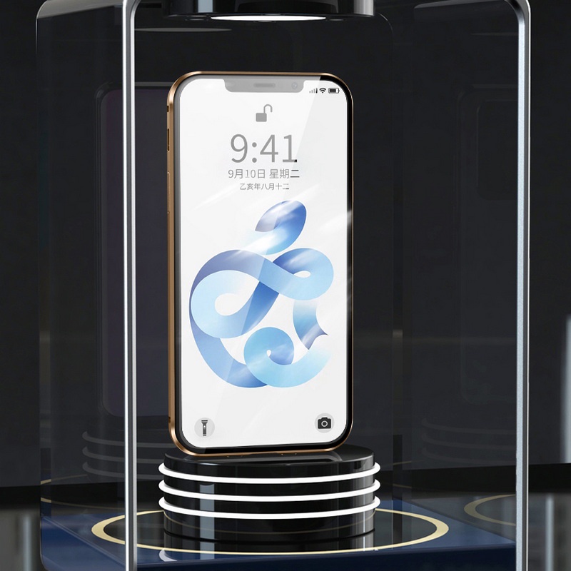 Ốp điện thoại mặt kính cường lực phối kim loại 360 độ thích hợp cho Iphone 12 Pro Max 11 Xs Xr 8 7 Plus + Se 2020