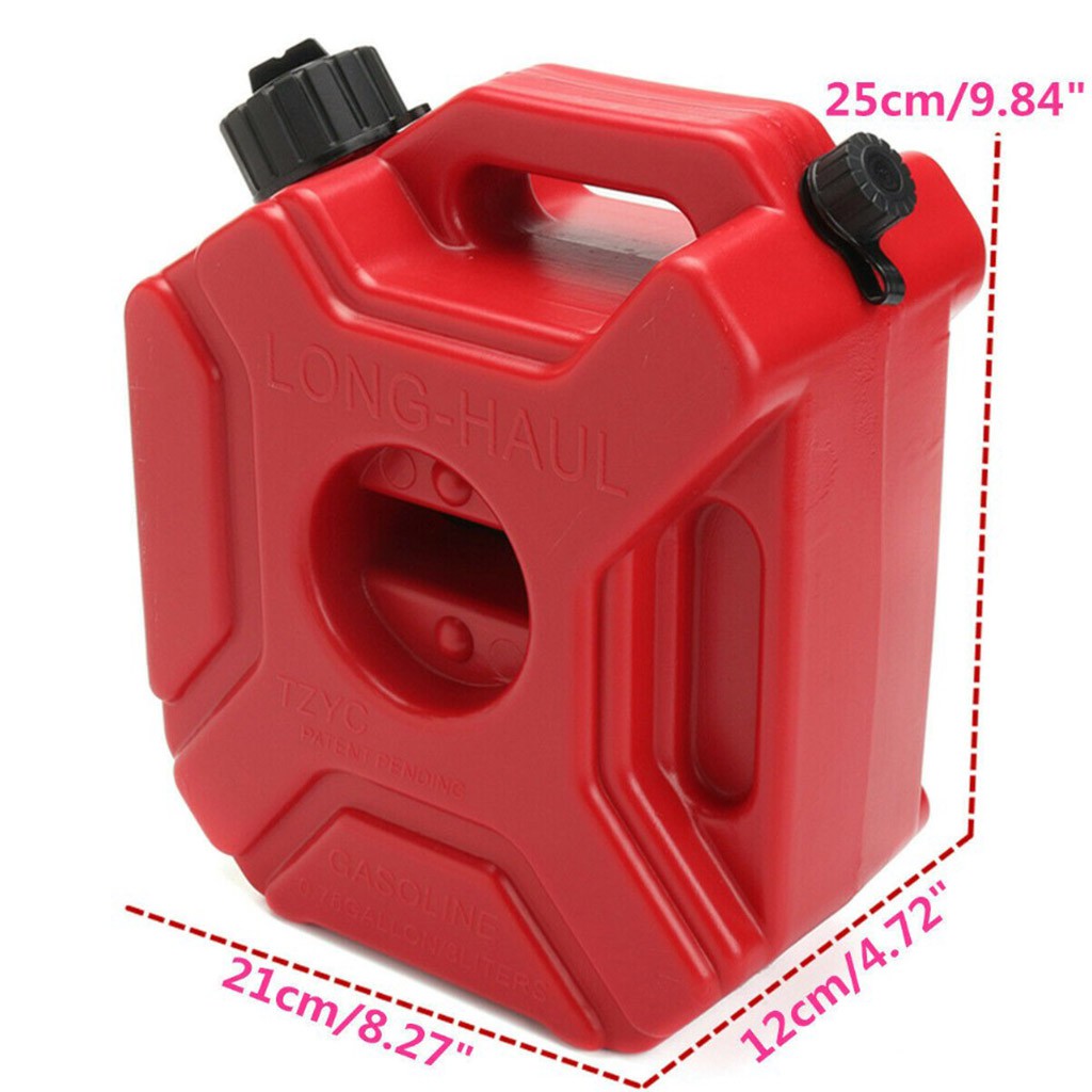 Bình Đựng Nhiên Liệu Chống Tĩnh Điện Cho Xe Mô Tô 3l