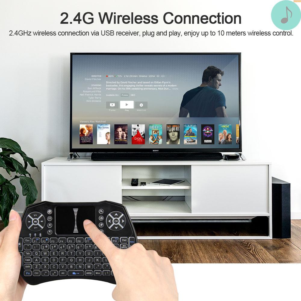 Bàn Phím Không Dây A & G 2.4ghz Cho Android Tv Box Smart Tv Pc Notebook