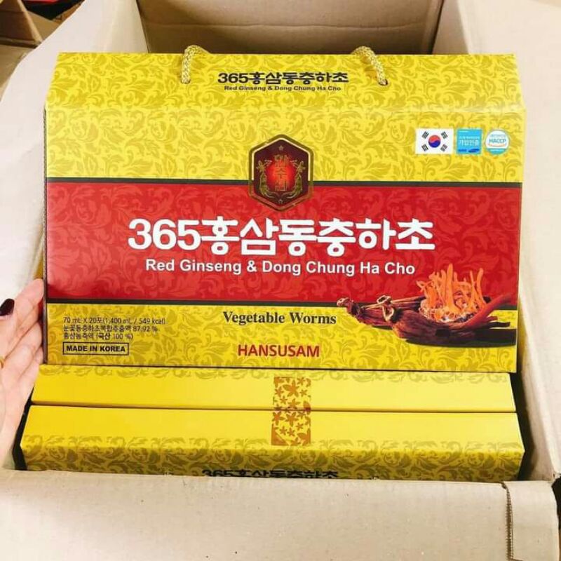 Nước đông trùng hạ thảo 365 Hasusam Hàn Quốc