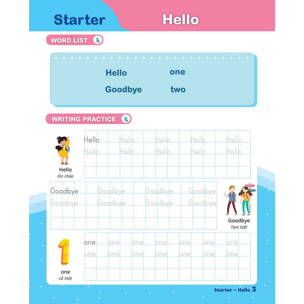Sách Luyện Viết Chữ Nhớ Từ Vựng - English Writing Family &amp; Friend 1