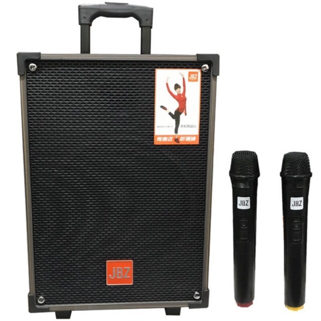 (Tặng 2 mic) loa kéo JBZ 109 3 tấc