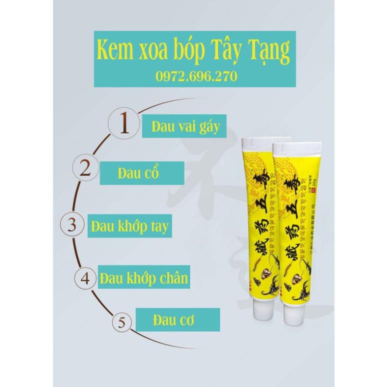 Kem xoa bóp Ngũ Độc Tây Tạng hỗ trợ giảm đau nhức xương khớp