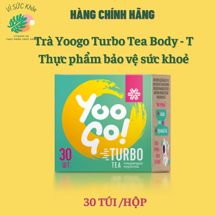 [Mẫu mới] Trà Yoogo Turbo Tea Body T Siberian Health - ( 30 túi/hộp )