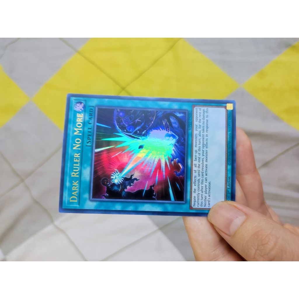 1 lá thẻ bài Dark Ruler No More - MP22-EN262 - Ultra Rare 1st Edition