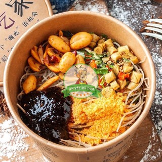 1 THÙNG MIẾN TRÙNG KHÁNH CHUA CAY (1 Thùng = 6 cốc)