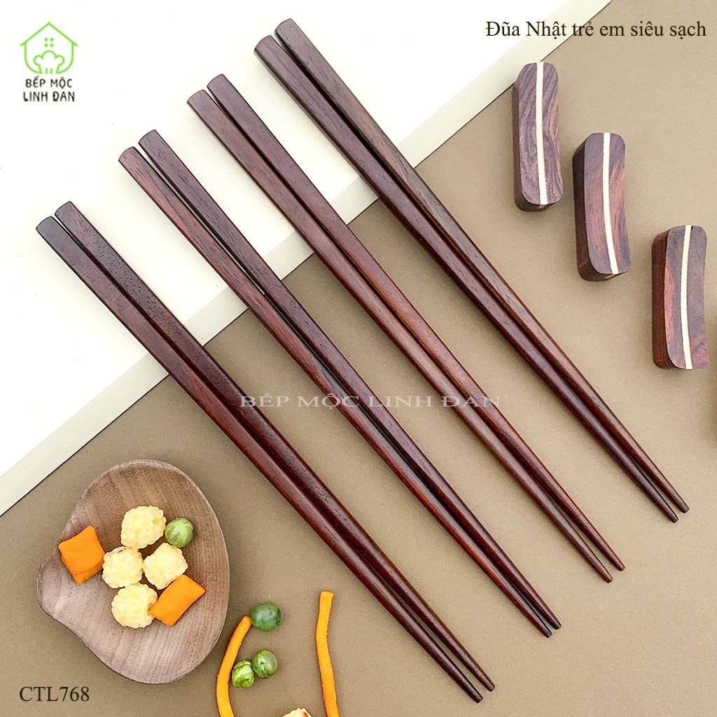 Đũa Gỗ Trắc Xuất Nhật Dành Cho Trẻ Em HAHANCO