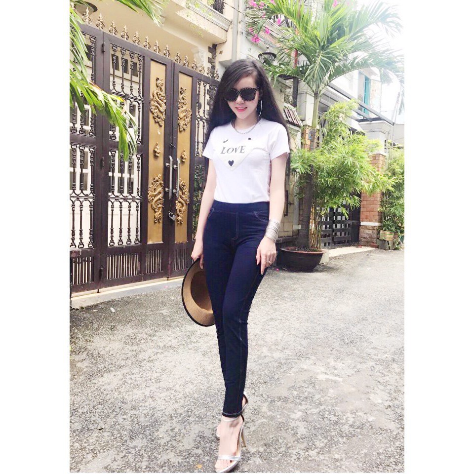 (BÁN SỈ)QUẦN LEGGING GIẢ JEAN 4 TÚI loại 1- MUA 2 QUẦN TẶNG 1 ÁO THUN | BigBuy360 - bigbuy360.vn