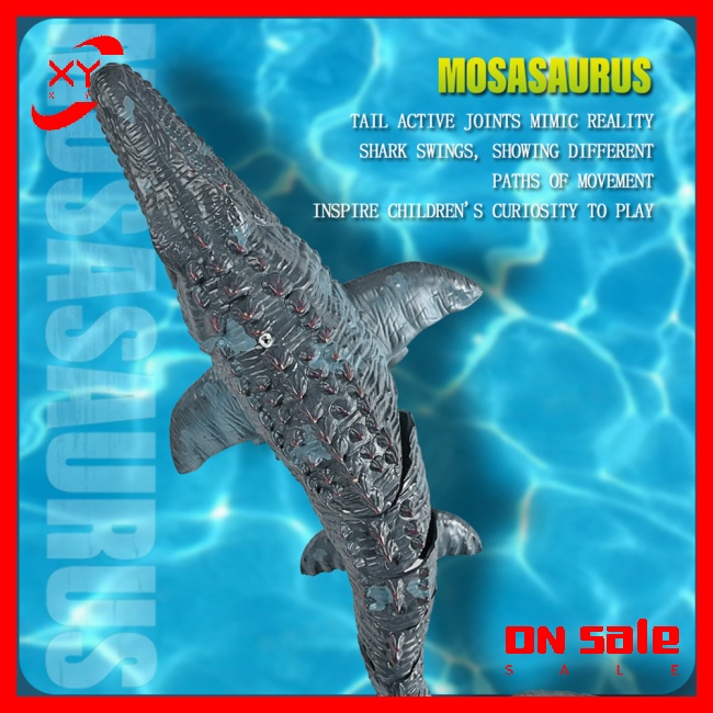 Đồ Chơi Tàu Ngầm Điều Khiển Từ Xa Khủng Long Mosasaurus Có Đèn Phun Nước Cho Trẻ Em