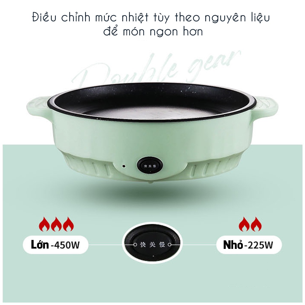 Bếp Nướng Điện Mini ARISON BD-01 Không Khói Điều Chỉnh Mức Nhiệt Thiết Kế Chống Dính