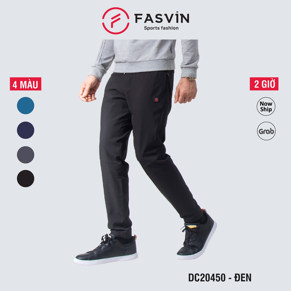 Quần thể thao nam Fasvin DC20450.HN ống suông vải hai lớp lót lưới chất gió chun cao cấp. | BigBuy360 - bigbuy360.vn