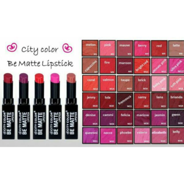 SON LÌ CITY COLOR BE MATTE LIPSTICK