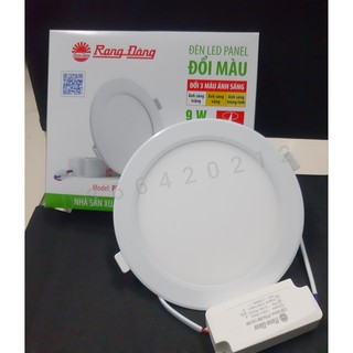 Đèn LED Panel tròn đổi màu Rạng Đông 9W/135