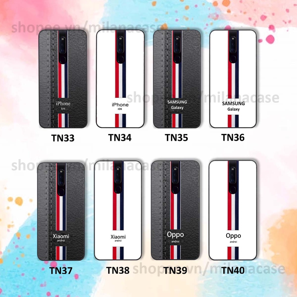 Ốp Oppo F11 / F11 Pro in giả da phong cách thể thao, cá tính, thời trang
