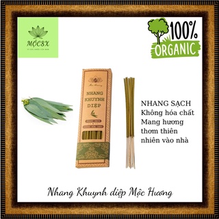 COMBO Nhang Khuynh Diệp Vỏ Quế Sạch, An toàn Thiên Nhiên Mộc Hương 30 cm, Hộp 180 cây, Không gian nhỏ - Mộc8X Chính hãng