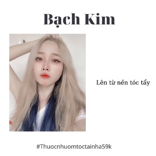 Thuốc Nhuộm Tóc tại nhà Màu Bạch Kim