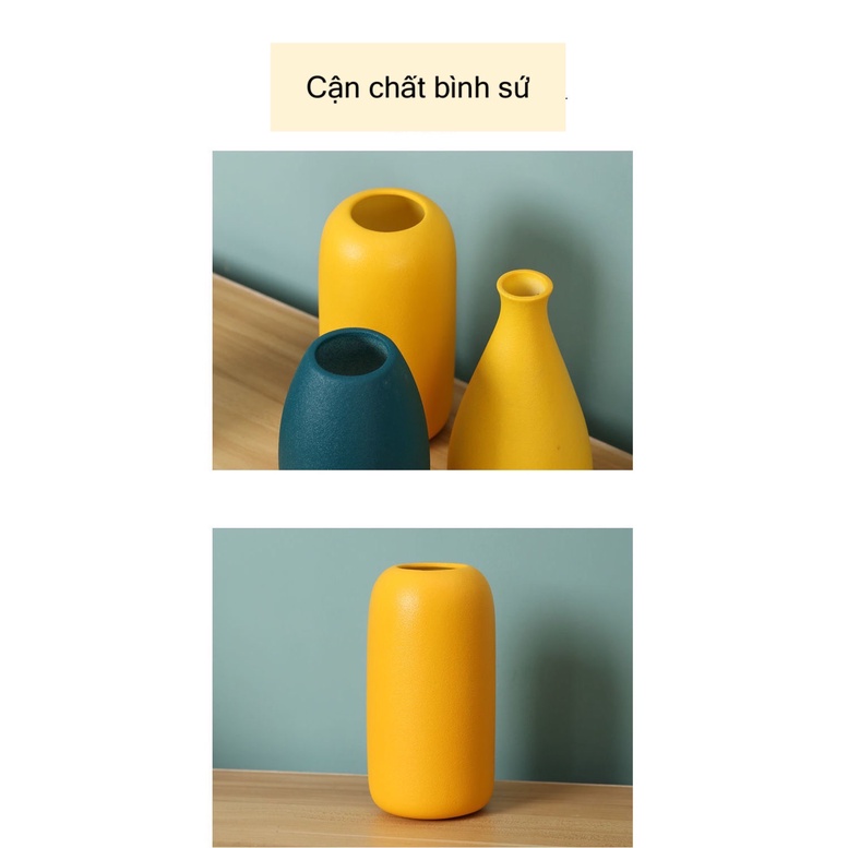 SET bình hoa decor phòng khách, kệ tivi, nhà bếp