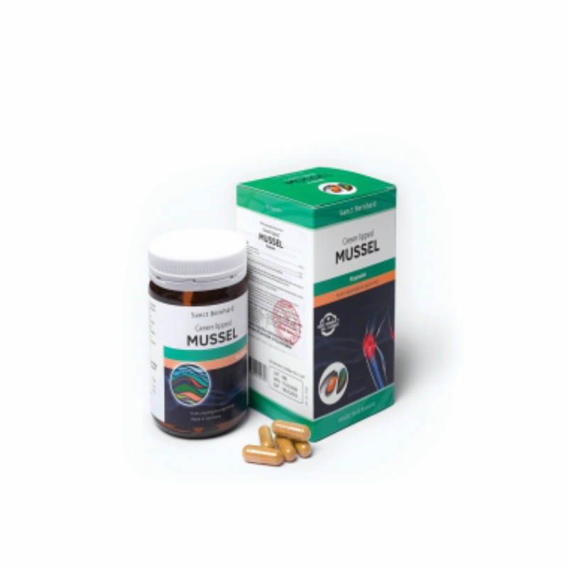 Glucosamine bổ xương khớp Mussel - Giảm khô khớp, tăng tiết dịch khớp, không đau dạ dày hộp 60 viên nhập khẩu Đức