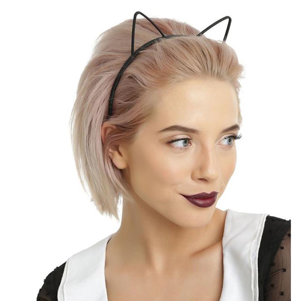 Băng đô cài tóc kiểu tai mèo dành cho nữ