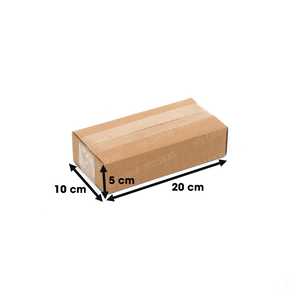 20x10x5 Hộp carton đóng hàng, thùng giấy cod gói hàng