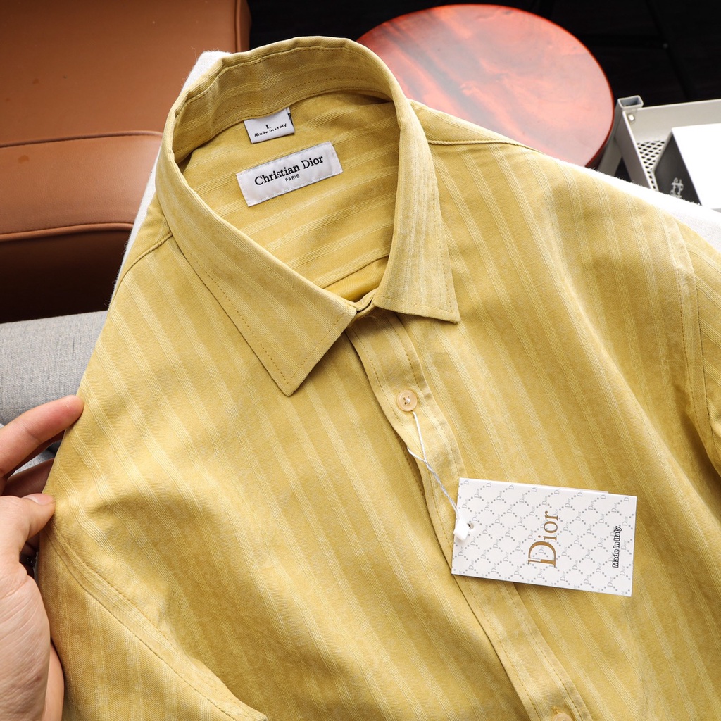 Sơ mi nam dài tay D.I.O.R chất liệu dạ nhung siêu phẩm | BigBuy360 - bigbuy360.vn